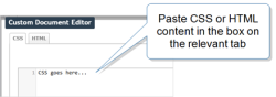 Document configuration tab for FreeMarker/Handlebars